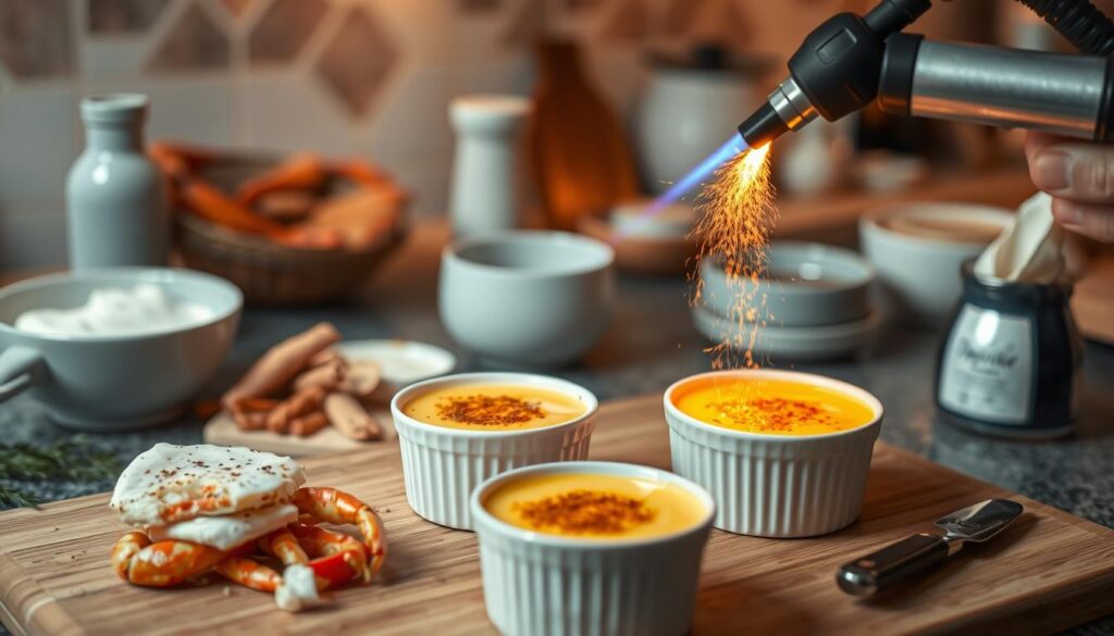 Crab Brulee Cooking Techniques