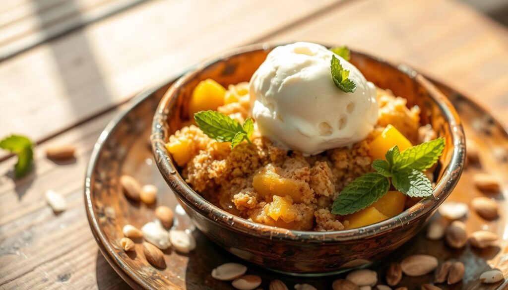 Peach Crumble Serving Suggestions