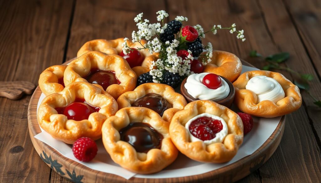 Swiss breakfast pastries with creative fillings